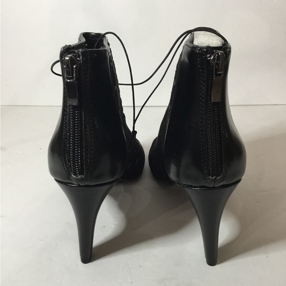 a.n.a. Women’s Cornelius Black Open Toe Heeled Booties Size 8.5 NWOB - Picture 3 of 7